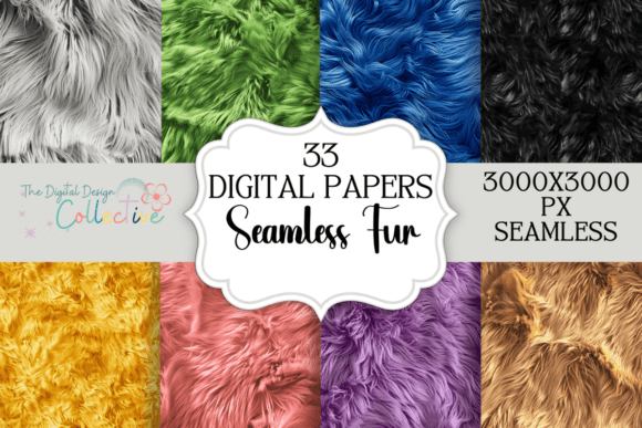 30 Fur Seamless Pattern Bundle: A Creative Resource for Diverse Design Needs