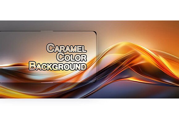 Caramel Color Background: Strategic Use in Design for Purposeful Branding and Communication