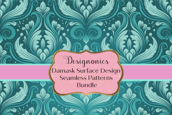 Damask Surface Design Seamless Patterns