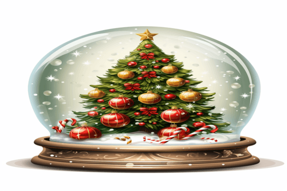 Enhancing Creativity with Christmas Globe Background: A Versatile Design Element for Modern Projects