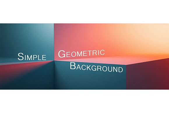 Exploring the Aesthetic and Functional Potential of Simple Geometric Backgrounds