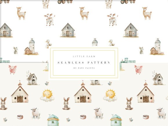 Welcome to the Little Farm: A New Era of Creativity with Nursery Farm Animals Digital Papers